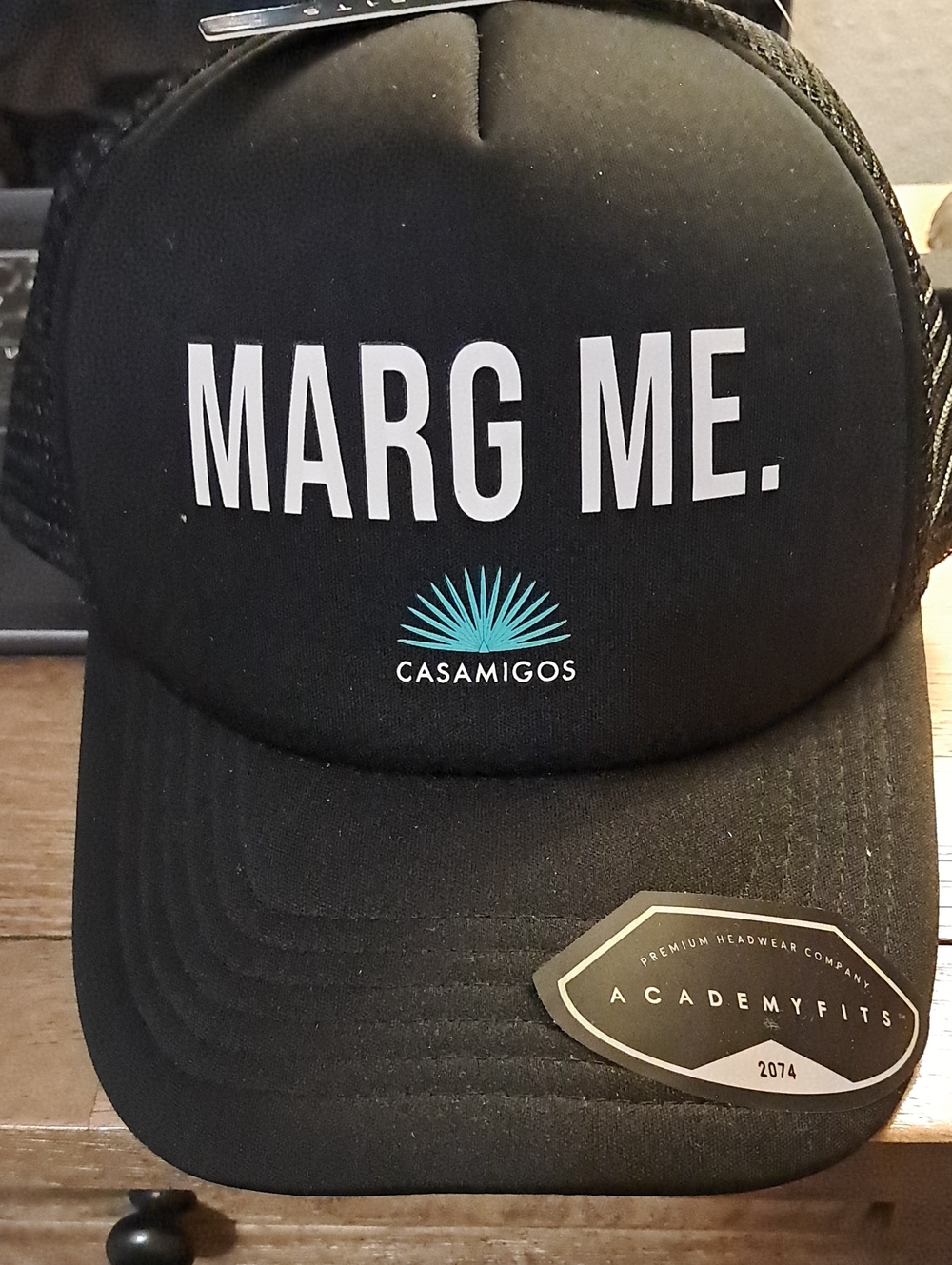 NWT Casamigos Tequila black adjustable trucker Ballcap